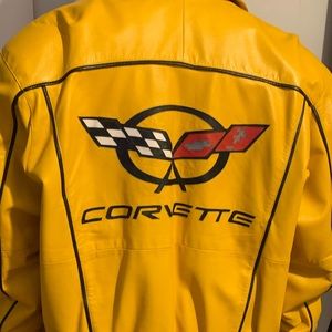Corvette leather jacket. Valley boyz brand.